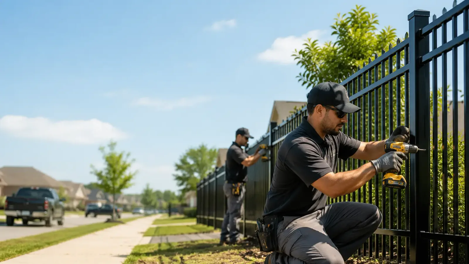 Metal Fence Installation in Stonewall, TX